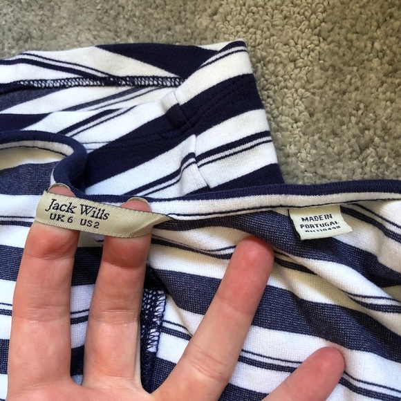 Jack Wills Viscose Blend Striped Tank Dress EUC - Picture 6 of 10